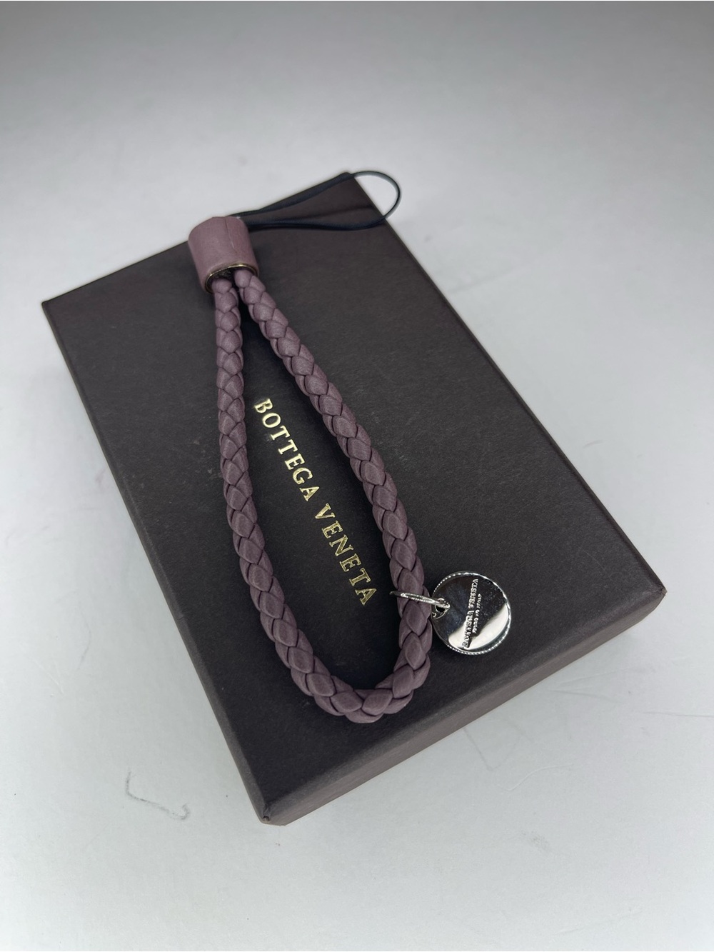 Bottega Veneta Braided Leather Phone Strap